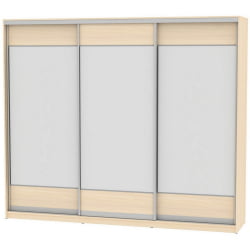 Шкаф-купе B-220х270х60-2(ДМ-D8D8D8)