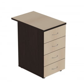 Тумба приставная с замком Р.Т-4.2 ЗЦ Венге