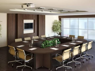 Комплект мебели для переговорной Bonn 10 Темный дуб