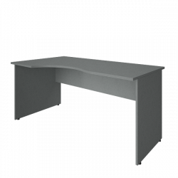 Стол криволинейный левый Рива А.СА-1 Л Серый / Riva