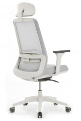 Кресло Ворк В-218C ВХИТЕ Светло-серый / Work W-218C WHITE