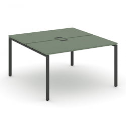 Рабочая станция двухсторонняя на 2 места CONCEPT CN.DRS-004 Кобо Антрацит