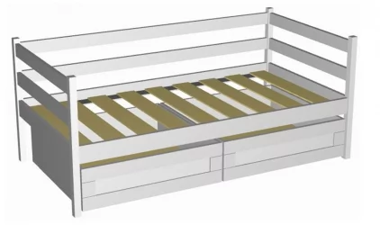 Ящик для детской кровати RooRoom VK-88с Серые