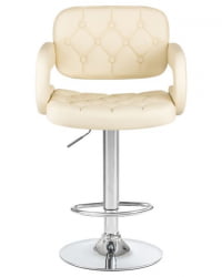 Стул барный DOBRIN TIESTO (кремовый) 2 шт