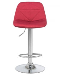 Стул барный ДОБРИН ДИНА (бордовый) 2 шт / DOBRIN DINA