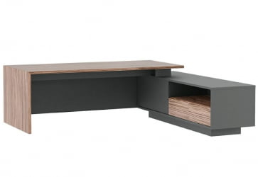 Стол письменный на опорной креденции DALI DLI37210332 Орех Антрацит