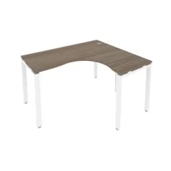 Стол письменный МЕТАЛ СЙСТЕМ Б.СА-3 Пр Вяз/Белый / METAL SYSTEM