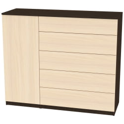 Комод Калисто(K38)1147х1352х468PUSHtoOPEN(Венге-ДМ)