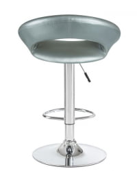 Стул барный DOBRIN MIRA (серебряный) 2 шт