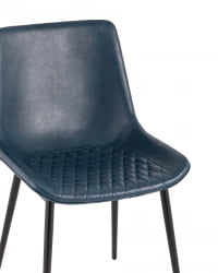 Стул Деймон экокожа Темно-синий