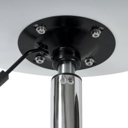 Компьютерное кресло TULIP (mod.106-1) металл/пластик/PU, 58 x 47 x 97см, White (белый) / Chrome (хром)