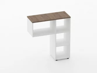 Стеллаж к столу Deka 9.06.10 Дуб Верцаска/Белый