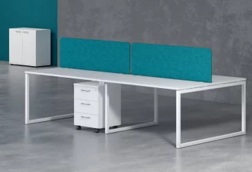 Стол письменный правый XTEN-Q XQCT 149 R Белый Антрацит