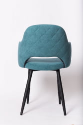 Стул для гостиной К14 black Бирюза (РС-29\ч)