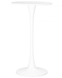 Стол барный MIA BAR (белая столешница, белое основание)