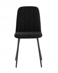 Стул Easy велюр черный 4 шт. комплект