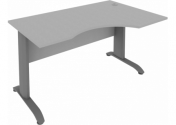 Стол криволинейный правый Riva ПЛ.СА-2 Пр Серый