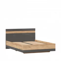 Кровать двуспальная 1400 Фиджи ЛД 659.074.000 Дуб Золотой Антрацит