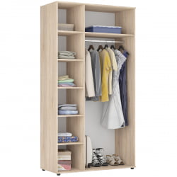 Шкаф распашный Алиса (H5_M) 2230х1200х540 ручка скоба 96мм (ЯШТ-ЯШС)