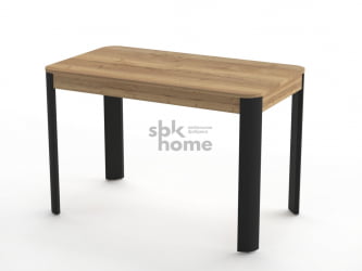 Стол обеденный , Фишт (1150*650*750) Дуб Галифакс натуральный/Фреско, 70701 