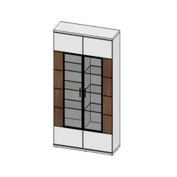 Шкаф-витрина Корано Бм.Кор-12 ольха