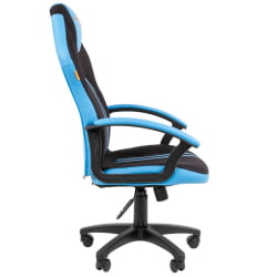 Геймерское кресло CHAIRMAN GAME 26 NEW Черный-голубой