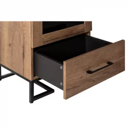 Шкаф для посуды в гостиную Loft 500 см Дуб Табак