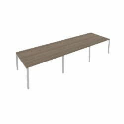 Переговорный стол (3 столешницы) Metal System Б.ПРГ-3.3 Вяз/Серый