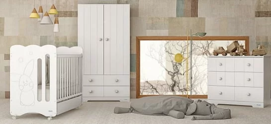 Кроватка для новорожденных Micuna Copito 120x60 White