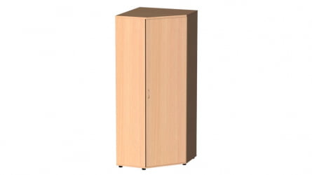 Угловой гардеробный шкаф Р.Ш-10 Крафт белый