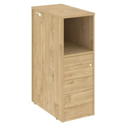 Тумба 5 ящиков TIP-ON завершающая, правая ONIX O.R-TV-5TIP(R) Тиквуд светлый