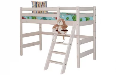 Кровать-домик Соня Вариант 6 с наклонной лестницей