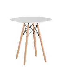 Маленький обеденный стол DSW D70 Белый