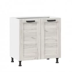 Тумба кухонная 800 Винченца ЛД 234.060.000.005 Белый Дуб Крафт белый