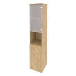 Шкаф высокий узкий правый ONIX O.SU-1.4(R) Тиквуд Светлый