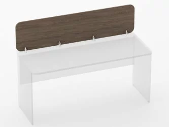 Экран разделительный прямой Глассй 5.14.16 Дуб Верцаска / Glassy