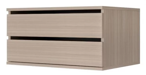 Тумба с 2 ящиками Хит-Т-14 Ясень шимо светлый