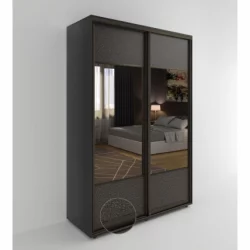 Шкаф-купе 2-х дверный Акцент-Дуэт КЛ 1000х600 Венге