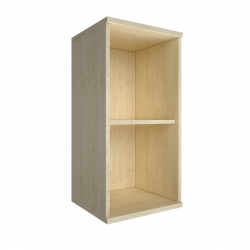 Стеллаж низкий узкий Рива А.СУ-3 Клен / Riva