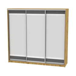 Шкаф-купе Б-220х235х60-3(ДВ-Графит-Д10Д10Д10) / B-220х235х60-3(ДВ-Графит-D10D10D10)