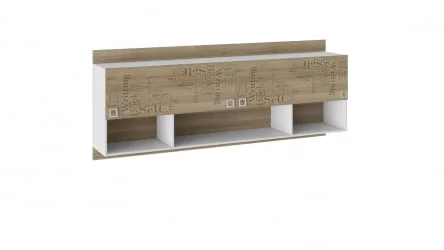 Детский шкаф для игрушек Оксфорд ТД-139.12.21 Ривьера Белый с рисунком