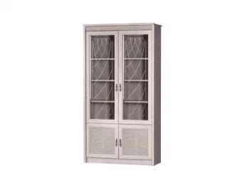 Шкаф книжный Лючия 184 Дуб Оксфорд серый