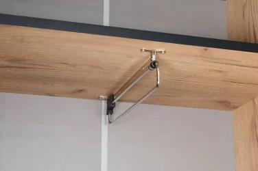 Двустворчатый гардеробный шкаф Ольга-Лофт 3 Дуб Крафт золотой Темно-серый