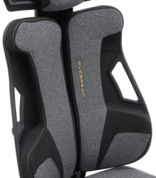 Кресло геймерское Everprof Serval S Ткань Черно-серый