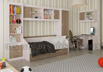 Детская кровать с бортиком Паскаль 01