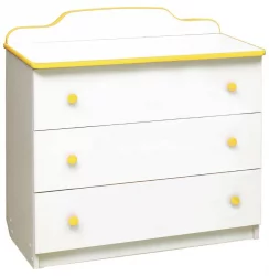 Комод с 3-мя ящиками Радуга Белый