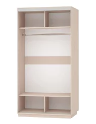 Шкаф-купе двухдверный Экспресс Хит Элемент 1200x2200h Белый снег