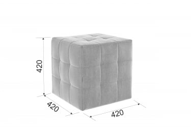 Пуф Рубик 2 PM-003.2 топаз (велюр)