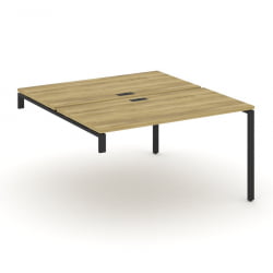 Двойной стол-надставка на опорную тумбу CONCEPT CN.DSN-003 Кобо Белый