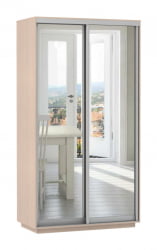 Шкаф-купе двухдверный Экспресс Хит Экспенс Дуб молочный